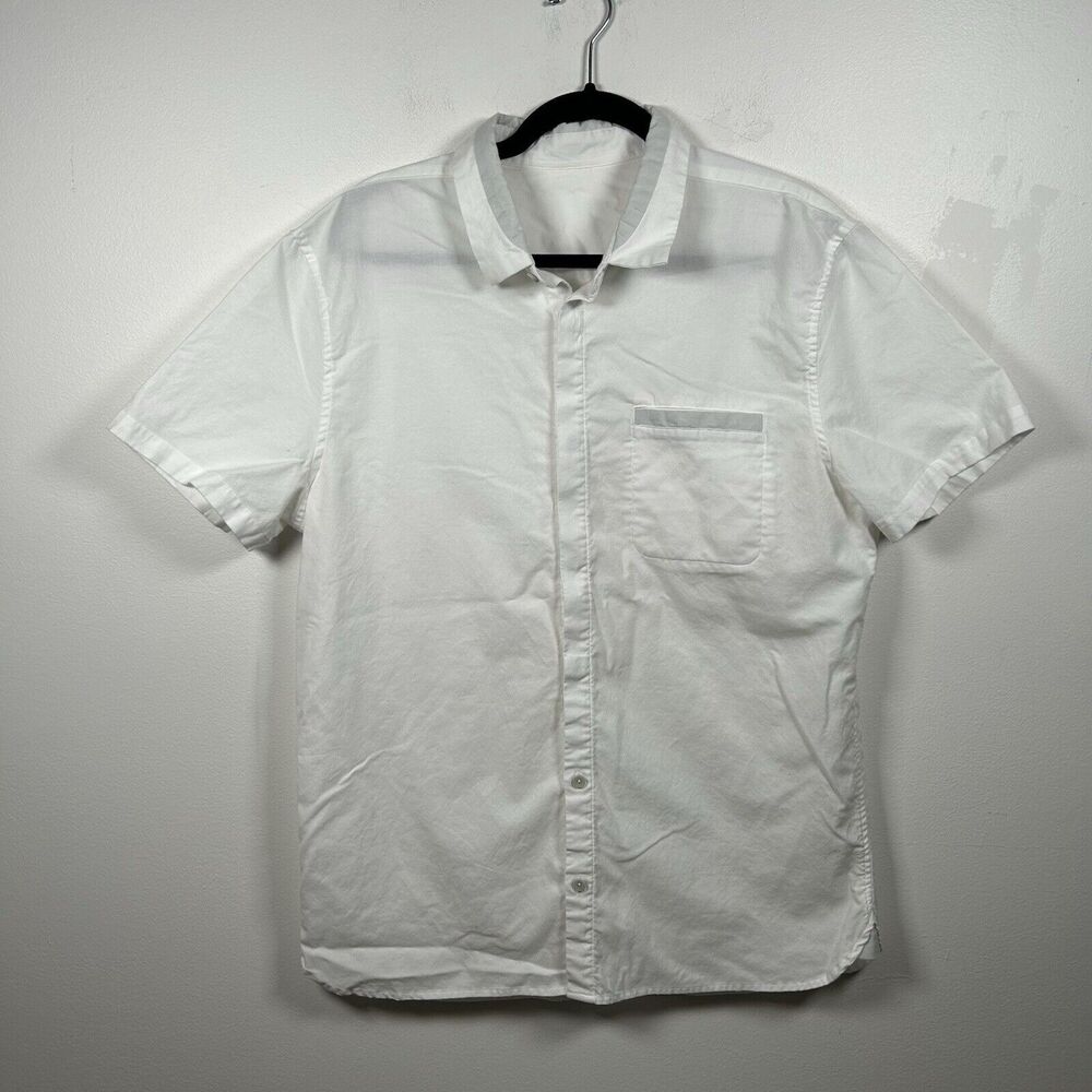 Lululemon Summer Fridays Buttondown White Mens Size XL